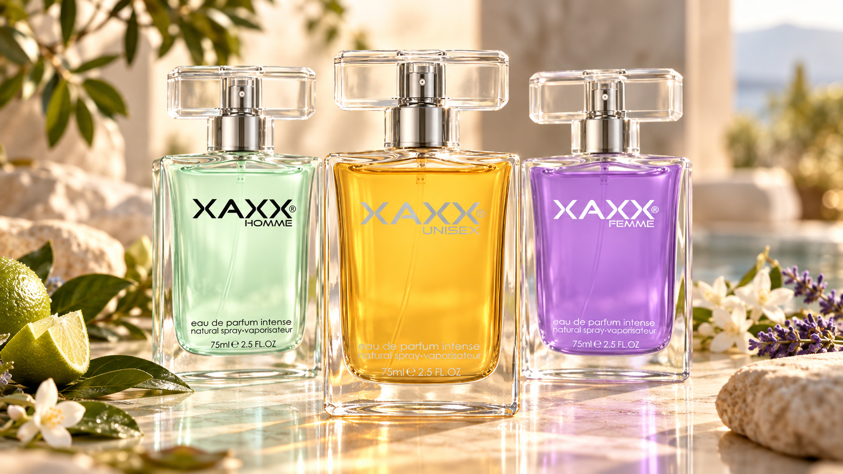 XAXX Eau de Parfum Intense für Damen, Herren und Unisex