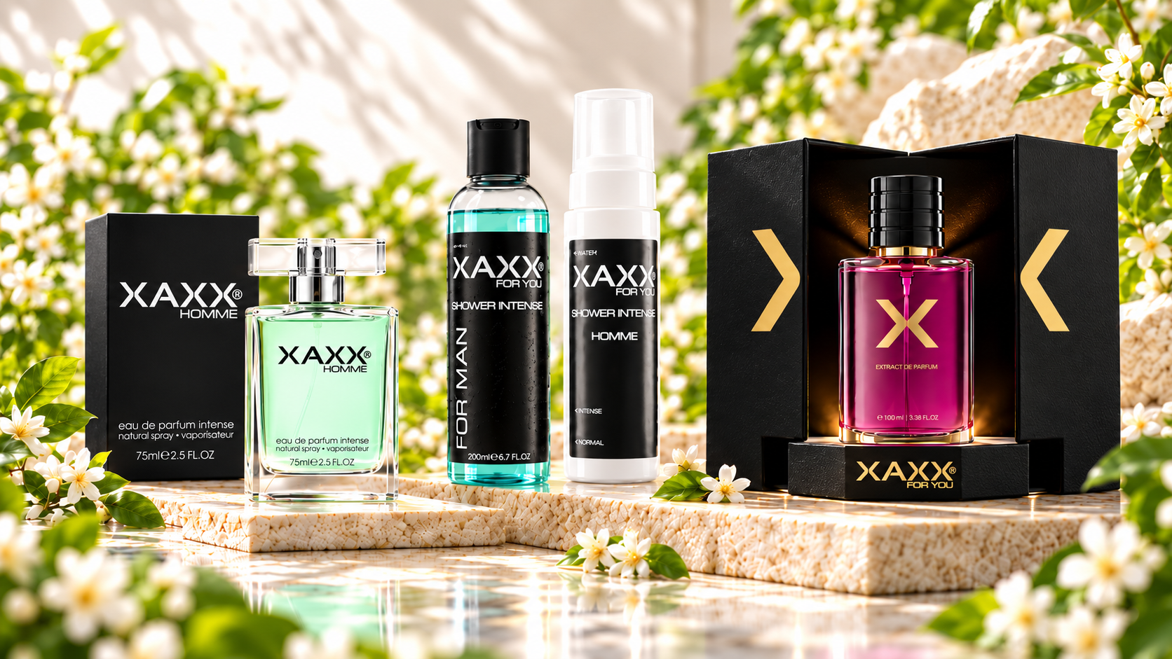 EdP Intense, Duschgel-Konzentrat mit Foamer und X-LINE Duft